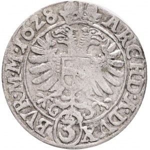 3 Kreuzer 1628 FERDINAND II. Böhmen Kutná Hora R!!
