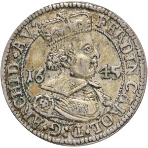 3 Kreuzer 1645 FERDINAND CHARLES Österreich Tirol Hall