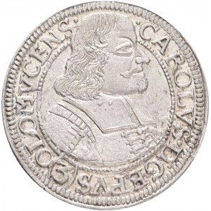 3 Kreuzer 1670 CHARLES II. Liechtenstein-Kastelkorn Bistum Olomouc außergewöhnliches Exemplar