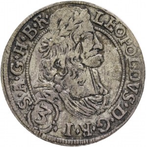 3 Kreuzer 1692 LEOPOLD I. Sala del Tirolo