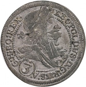 3 Kreuzer 1703 IA LEOPOLD I. Styria Graz