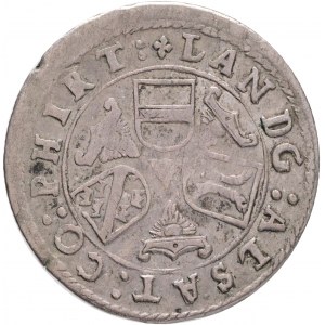 3 Kreuzer ND FERDINAND II. Austria Tyrol 1577-95 odmiana  D G AR AVST z okręgiem R!