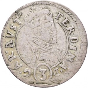 3 Kreuzer ND FERDINAND II. Austria Tyrol 1577-95 odmiana 