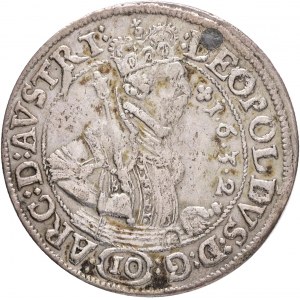10 Kreuzer 1632 LEOPOLD V. Rakúsko Tyrolská hala