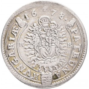 XV. Kreuzer LEOPOLD I. 1678 K.B.