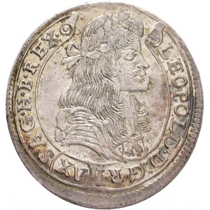 XV. Kreuzer 1680 K.B. LEOPOLD I. Hongrie Kremnica