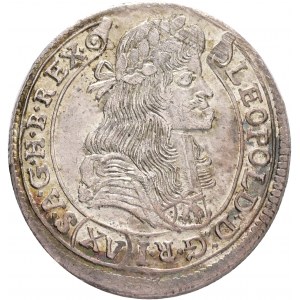 XV. Kreuzer 1680 K.B. LEOPOLD I. Maďarsko Kremnica