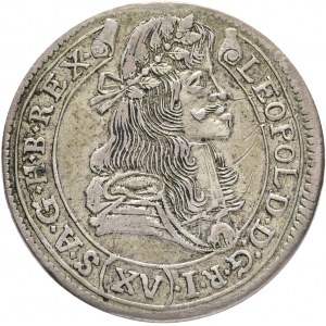 XV. Kreuzer 1682 K.B. LEOPOLD I. Hongrie Kremnica