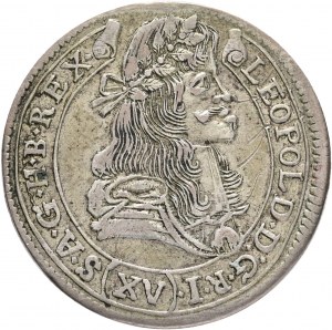 XV. Kreuzer 1682 K.B. LEOPOLD I. Ungheria Kremnica