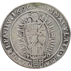 XV. Kreuzer 1690 N.B. P O LEOPOLD I. Hongrie Nagybanya