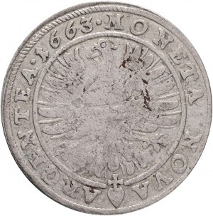 XV. Kreuzer LEOPOLD I. 1632 G H SILESIA Breslau (Wrocław)