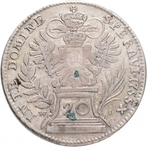 20 Kreuzer 1765 WI FRANCIS I. Z LORRAINE Austria