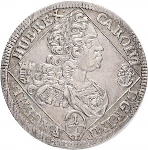 ¼ Thaler 1739 N.B. CHARLES VI. Maďarsko Nagybanya