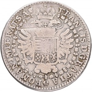 ½ Kronenthaler 1758 MARIA THERESIA Bruksela Niderlandy Austriackie Typ 1