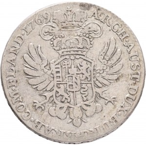 ½ Kronenthaler 1769 MARIA THERESIA Bruxelles Autriche Pays-Bas Type 1
