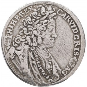 ½ Thaler CHARLES III. 1717 K.B. R!