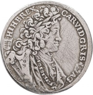 ½ Thaler CHARLES III. 1717 K.B. R!