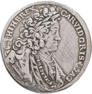 ½ Thaler CHARLES III. 1717 K.B. R !