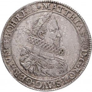 1 Thaler 1620 K.B. MATTHIAS II. Hungary Kremnica patina