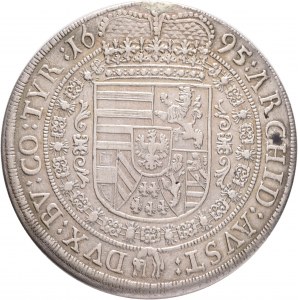 1 Thaler 1686 LEOPOLD I. Tyrol Hall repaired after hanging
