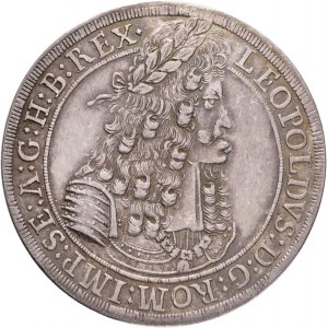 1 Thaler 1686 LEOPOLD I. Tyrol Hall repaired after hanging