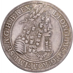 1 Thaler 1686 LEOPOLD I. Salle du Tyrol réparée après la pendaison