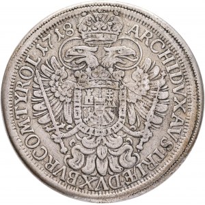 1 Tallero 1718 Carlo VI. Vienna