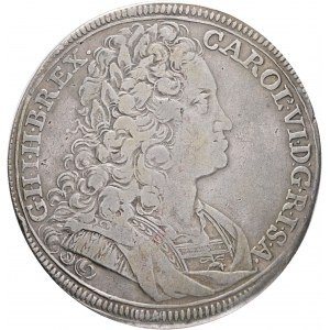 1 tallero 1723 FS CHARLES VI. Praga Boemia R! F.Scharff