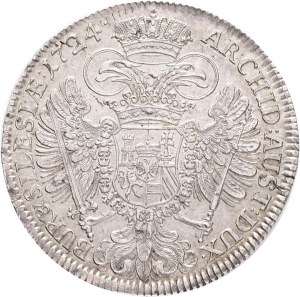 1 Thaler 1724 CHARLES VI. Salle du Tyrol