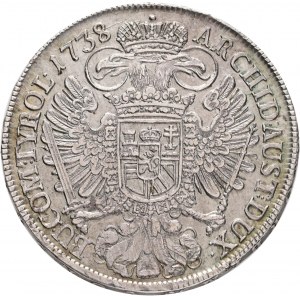1 Talar 1738 Karol VI. Czechy Praga
