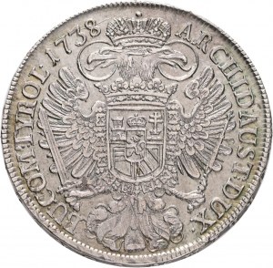 1 Talar 1738 Karol VI. Czechy Praga