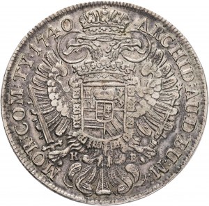 1 Thaler 1740 K.B. CHARLES III. Hungary Kremnica