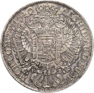1 Thaler 1740 K.B. CHARLES III. Hongrie Kremnica