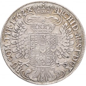 1 Thaler 1762 MARIA THERESIA Hall variant „.X „ Tyrol