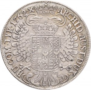 1 Thaler 1762 MARIA THERESIA Hall variant 