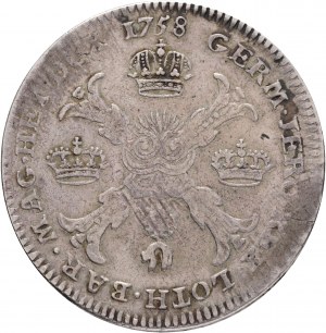 1 Kronenthaler 1758 FRANCIS I. Bruxelles Pays-Bas autrichiens