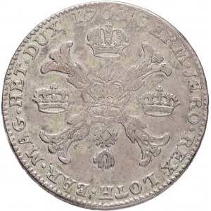 1 Kronenthaler 1763 FRANCIS I. Brüssel Österreichische Niederlande