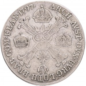 1 Kronenthaler 1763 FRANCESCO I. Kremnica Paesi Bassi austriaci