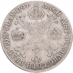 1 Kronenthaler 1763 FRANCIS I. Kremnica Österreichische Niederlande