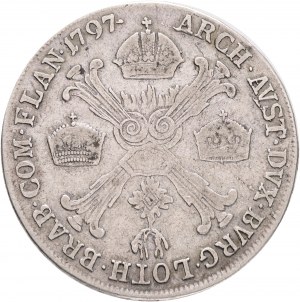 1 Kronenthaler 1763 FRANCIS I. Kremnica Pays-Bas autrichiens