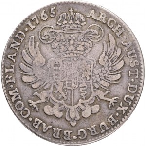 1 Kronenthaler 1765 MARIA THERESIA Brüssel Österreichische Niederlande