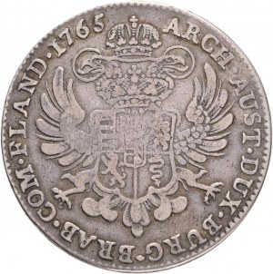 1 Kronenthaler 1765 MARIA THERESIA Bruksela Niderlandy Austriackie