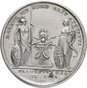 Médaille FRANCIS I. 1792 Couronnement de l'empereur romain à Francfort-sur-le-Main R !