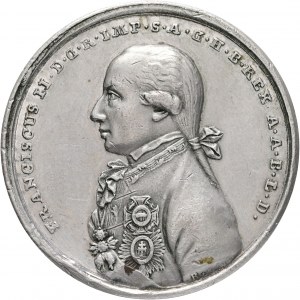 Médaille FRANCIS I. 1792 Couronnement de l'empereur romain à Francfort-sur-le-Main R !