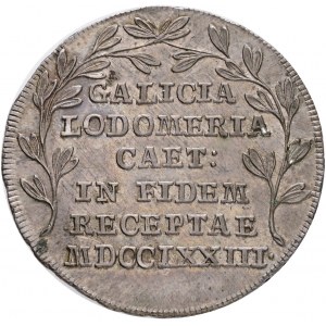 Žetón JOSEPH II. 1764 Hostina v Galícii a Lodomérii