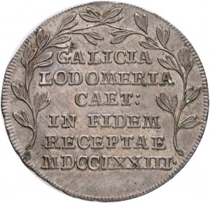 Żeton JOSEPH II. 1764 Uczta w Galicji i Lodomerien