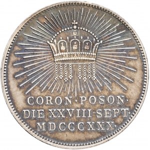 Żeton FRANCIS I. 1830 Koronacja króla Węgier w Bratysławie