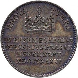 Token FERDINAND V. 1836 Coronation by the Czech king in Prague