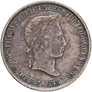 Token FERDINAND V. 1838 Lombardy coronation in Milan