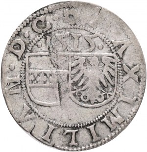 ½ Batzen 1515 MAXIMILIANO I. Carinzia (Carinzia) Klagenfurt RR!
